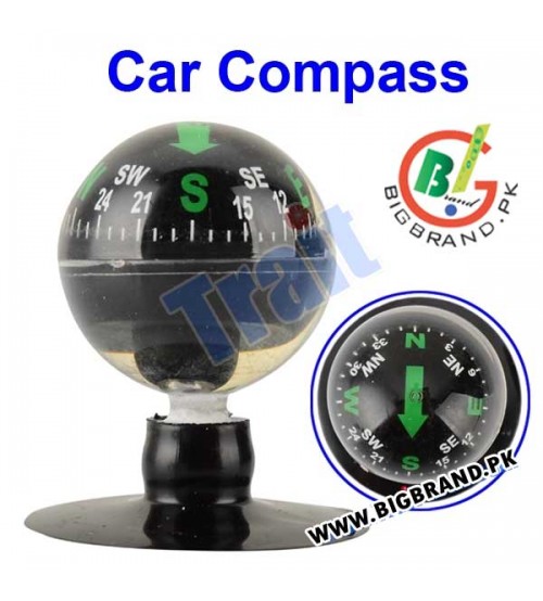 Rotating Dial Mini Car Compass 